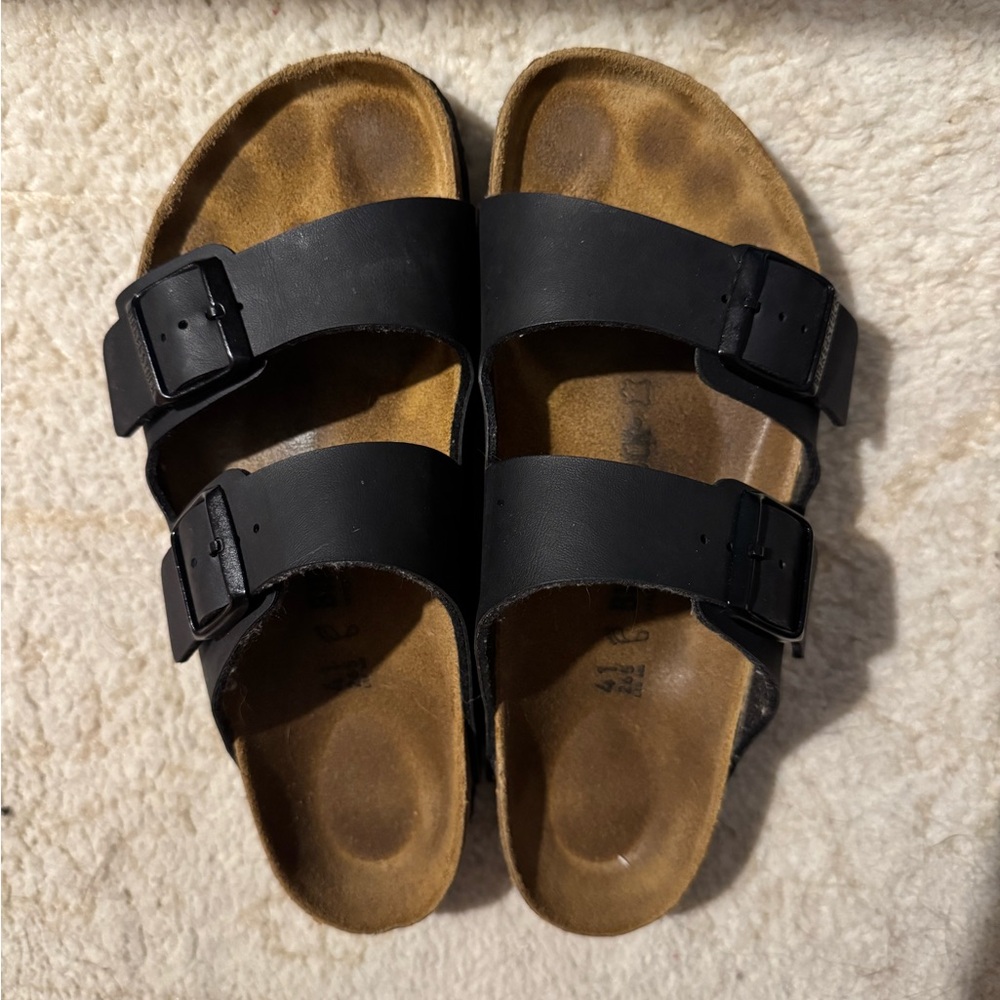Black Arizona Birkenstock Sandals